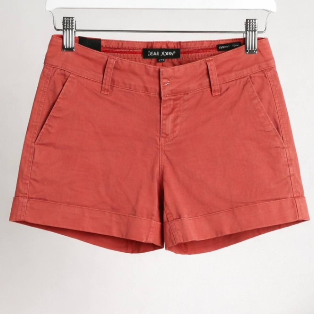 Dear John 24 XS Women's Shorts in Vibrant Coral ​HAMPTON SHORT Comfort Short NWT